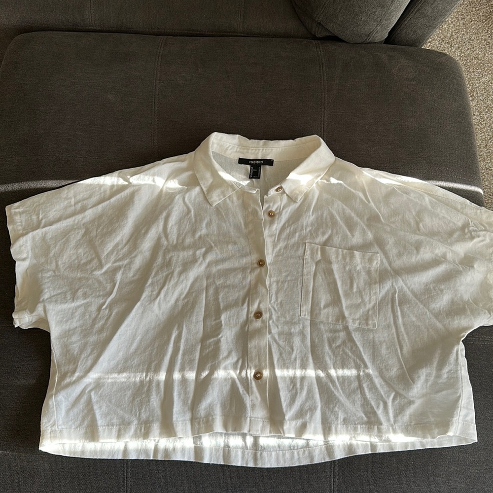 Forever 21 linen shirt